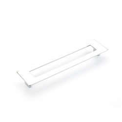 Finestrino 7-9/16 Inch Center to Center Polished Chrome Cabinet Pull