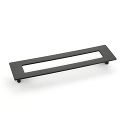 Finestrino 7-9/16 Inch Center to Center Matte Black Cabinet Pull