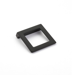 Finestrino 1-1/4 Inch Center to Center Matte Black Cabinet Pull