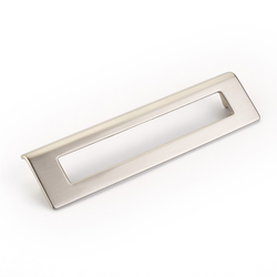 Finestrino 6-5/16 Inch Center to Center Satin Nickel Cabinet Pull