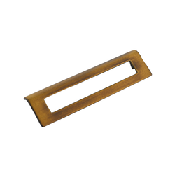 Finestrino 6-5/16 Inch Center to Center Burnished Bronze Cabinet Pull