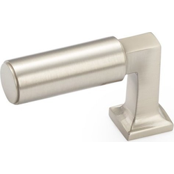 Haniburton 1/2 Inch Center to Center Finger Satin Nickel Cabinet Pull