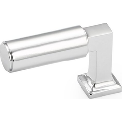 Haniburton 1/2 Inch Center to Center Finger Polished Chrome Cabinet Pull
