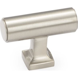 Haniburton 1/2 Inch Center to Center Satin Nickel Cabinet T-Pull
