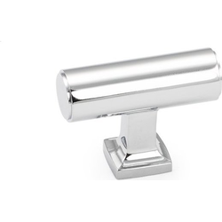 Haniburton 1/2 Inch Center to Center Polished Chrome Cabinet T-Pull