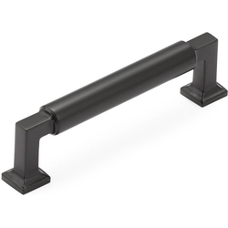 Haniburton 4 Inch Center to Center Matte Black Cabinet Pull