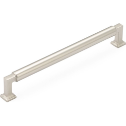 Haniburton 8 Inch Center to Center Satin Nickel Cabinet Pull