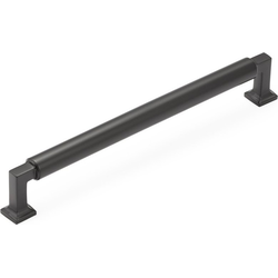 Haniburton 8 Inch Center to Center Matte Black Cabinet Pull