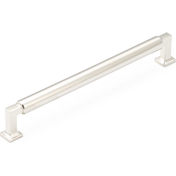 Haniburton 8 Inch Center to Center Polished Nickel Cabinet Pull