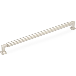 Haniburton 15 Inch Center to Center Satin Nickel Appliance Pull