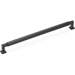 Haniburton 15 Inch Center to Center Matte Black Appliance Pull