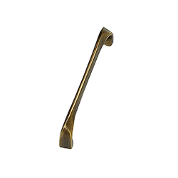 Italian Contemporary 4 Inch Center to Center Light Bronze Cabinet Pull