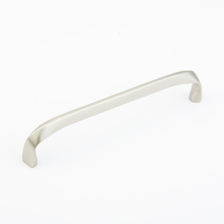 20% OFF Italian Contemporary 6 Inch Center to Center Satin Nickel Cabinet Pull