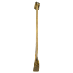 Italian Contemporary 13-3/4 Inch Center to Center Light Bronze Appliance Pull