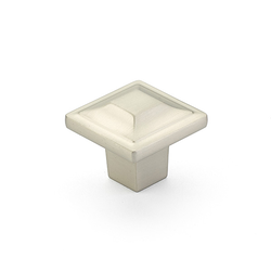 Menlo Park 1-1/4 Inch Diameter Satin Nickel Cabinet Knob