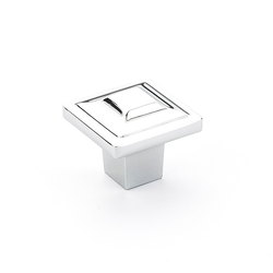 Menlo Park 1-1/4 Inch Diameter Polished Chrome Cabinet Knob