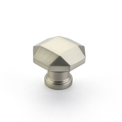 Menlo Park 1-1/4 Inch Diameter Satin Nickel Cabinet Knob
