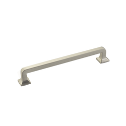 Menlo Park 8 Inch Center to Center Satin Nickel Cabinet Pull
