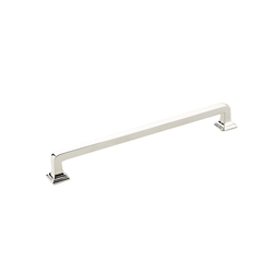 Menlo Park 8 Inch Center to Center Polished Nickel Cabinet Pull