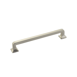 Menlo Park 6 Inch Center to Center Satin Nickel Cabinet Pull