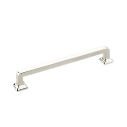 Menlo Park 6 Inch Center to Center Polished Nickel Cabinet Pull