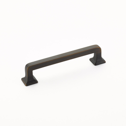 Menlo Park 4 Inch Center to Center Ancient Bronze Cabinet Pull