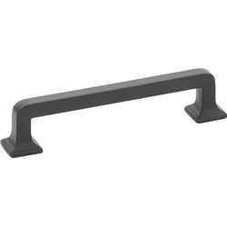 Menlo Park 4 Inch Center to Center Matte Black Cabinet Pull