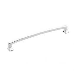 Menlo Park 8 Inch Center to Center Polished Chrome Cabinet Pull
