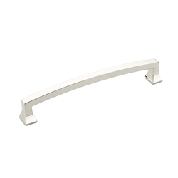 Menlo Park 6 Inch Center to Center Polished Nickel Cabinet Pull