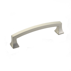 Menlo Park 4 Inch Center to Center Satin Nickel Cabinet Pull