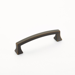 Menlo Park 4 Inch Center to Center Ancient Bronze Cabinet Pull