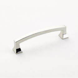 Menlo Park 4 Inch Center to Center Polished Nickel Cabinet Pull
