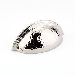 Atherton 3 Inch Center to Center Polished Nickel Cabinet Cup Pull