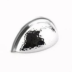 Atherton 3 Inch Center to Center Polished Chrome Cabinet Cup Pull
