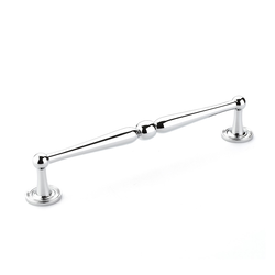 Atherton 8 Inch Center to Center Polished Chrome Cabinet Pull