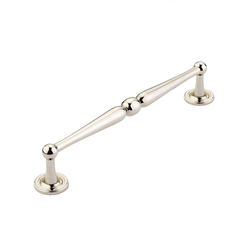 Atherton 8 Inch Center to Center Polished Nickel Cabinet Pull