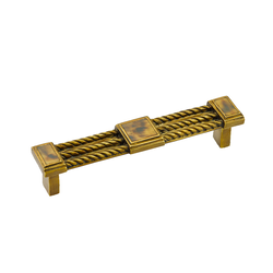 Interlude 4-1/2 Inch Center to Center Tiger Penshell, Estate Dover Cabinet Pull