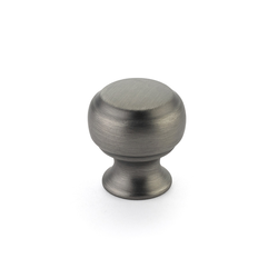 Cabriole Knob 1-1/8 inch Diameter Antique Nickel