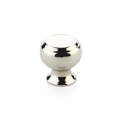 Cabriole Knob 1-1/8 inch Diameter Polished Nickel