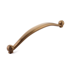 Cabriole Pull 13 inch Center to Center Brushed Bronze