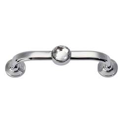 Legacy Crystal 3 Inch Center to Center Polished Chrome Cabinet Pull