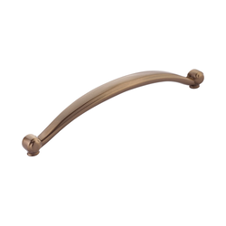 Cabriole Pull 8 inch Center to Center Brushed Bronze