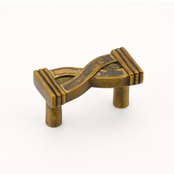 Cadence 1-3/8 Inch Center to Center Tiger Penshell, Estate Dover Cabinet Pull