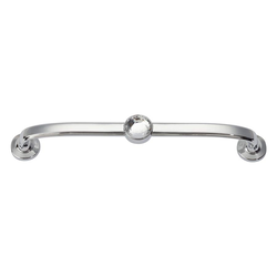 Legacy Crystal 5-1/16 Inch Center to Center Polished Chrome Cabinet Pull