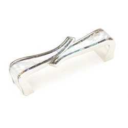 Avalon Bay 4 Inch Center to Center Polished Nickel Cabinet Pull
