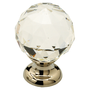 Clear Crystal/Polished Nickel