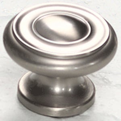 Colonial 1-1/2 Inch Diameter Satin Nickel Cabinet Knob