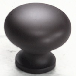 Country 1-1/4 Inch Diameter Oil Rubbed Bronze Cabinet Knob