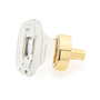 Crystal/Polished Brass