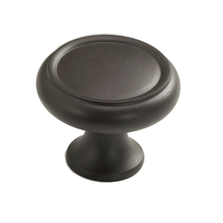 Country 1-1/4 Inch Diameter Oil Rubbed Bronze Cabinet Knob